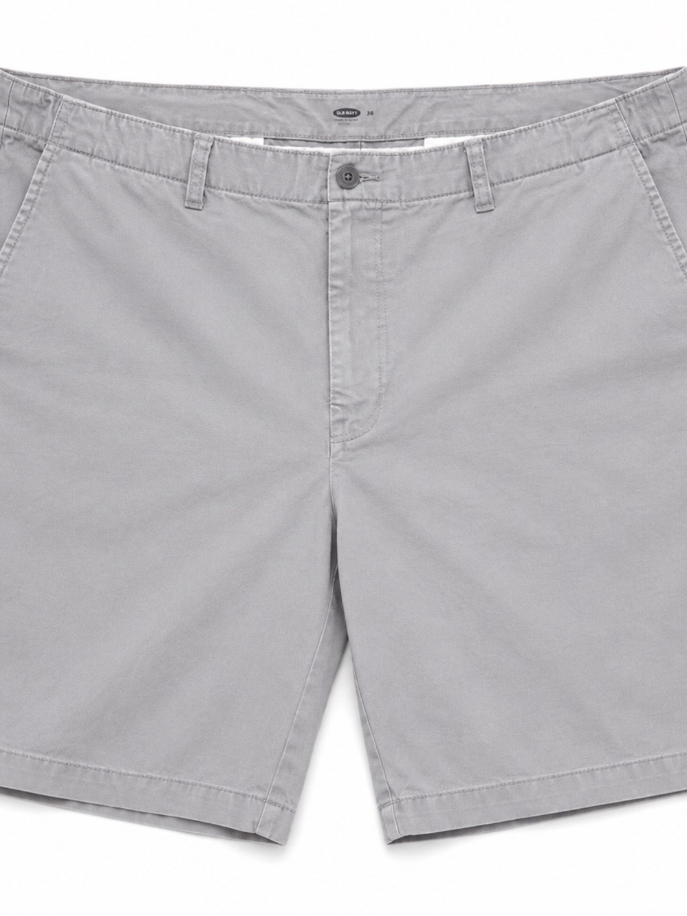Old Navy Light Gray Flat-Front Men's Shorts